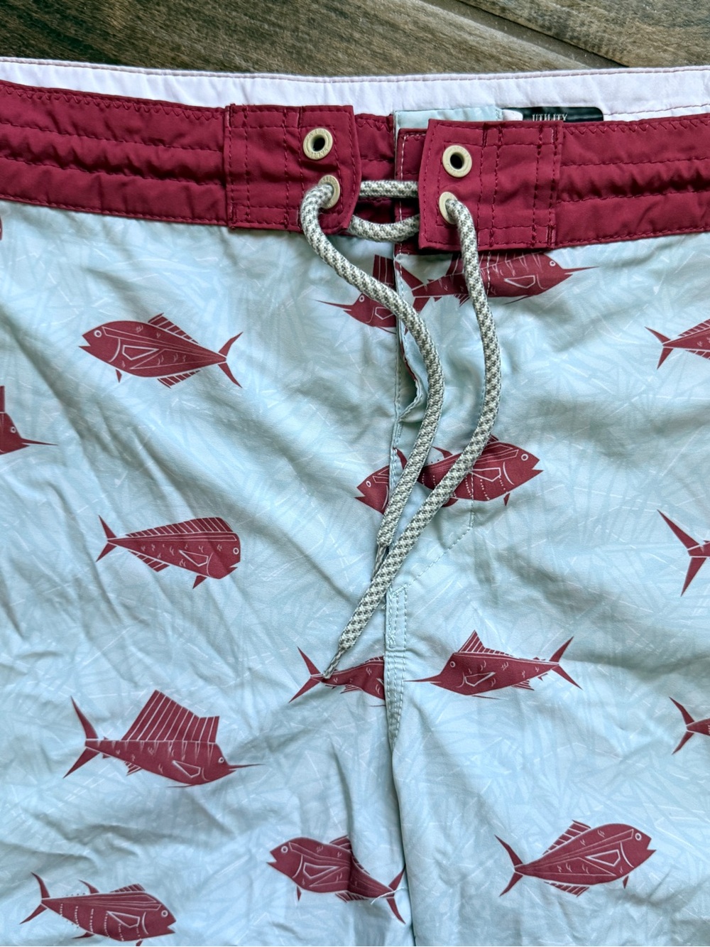 Salty Crew Mens Bait Tank Utility Boardshort , Blue Red, 42 - Picture 4 of 9